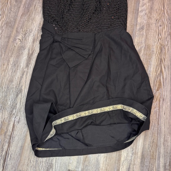 Lilly Pulitzer Abrianna Black Sequin Putting on The Glitz Mini Dress Size 4 - Picture 7 of 9